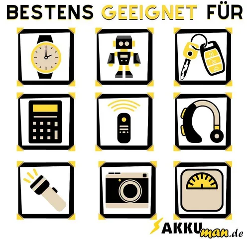 XCell 10x CR2430 Lithium-Knopfzelle 3V / 290mAh (2x 5er Pack) Knopfzelle