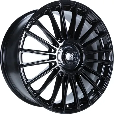 Miglia MM1022 Alufelge schwarz 8x19 ET45 - Elegante 8x19 Alufelge in Schwarz mit polierter Oberfläche, ideal für stilvolle Fahrzeuge. Perfekte Passform mit LK5/108 und ML73.1 für optimale Leistung.