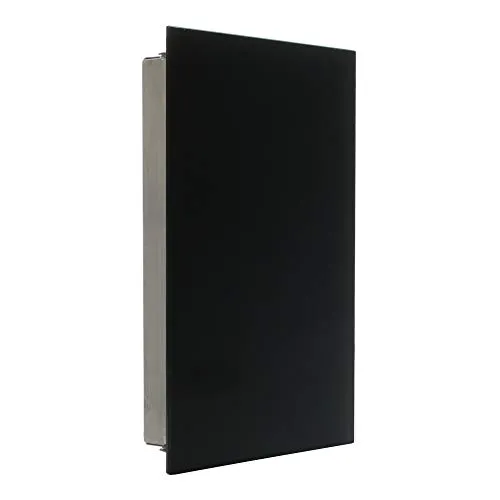 Profirst Schlüsselschrank Glarus Black - Schlüsselschrank mit Magnetverschluss, aus robustem Edelstahl, ideal für die sichere Aufbewahrung von Schlüsseln. Inklusive Befestigungsmaterial und praktischen Extras wie 4 Magneten.