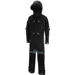 HAIX GORE-TEX Overall STRATOS BLUEFIN - 52 (Normalgröße) - schwarz - Hochwertige Arbeits- & Schutzkleidung mit GORE-TEX Technologie für optimalen Wetterschutz und Bewegungsfreiheit. Ideal für anspruchsvolle Tätigkeiten im Freien.
