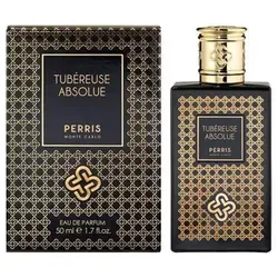 Perris-Monte-Carlo Tubéreuse Absolue Eau de Parfum Spray 50 ml - Damenduft mit blumigen und grünen Akkorden, ideal für jede Gelegenheit. Edler Flakon in Schwarz mit goldenen Elementen, perfekt für Frühling und Sommer.