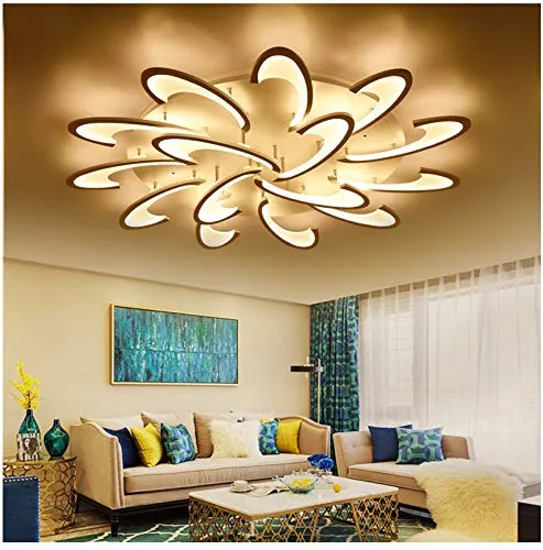Eurotondisplay LED Deckenleuchte 2127-15 mit Fernbedienung - Moderne Deckenleuchte mit einstellbarer Lichtfarbe und Helligkeit per Fernbedienung. Sparen Sie Energie mit hochwertigen LED-Chips und genießen Sie individuelle Beleuchtung in jedem Raum.