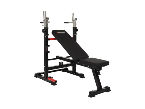 Hammer Trainingsbank Force 4.0 inkl. Rack - Fahrradergometer für effektives Oberkörpertraining, max. Benutzergewicht 180 kg, inklusive Rack für vielseitige Übungen und einfache Handhabung.