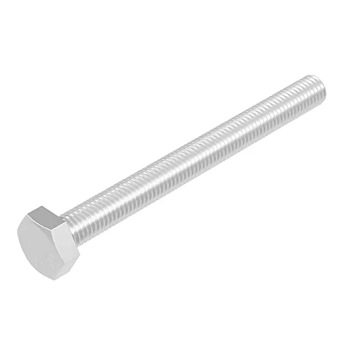 SECCARO Sechskantschraube M8 x 85 mm, Edelstahl V2A VA A2, DIN 933 / ISO 4017, Außensechskant, 20 Stück