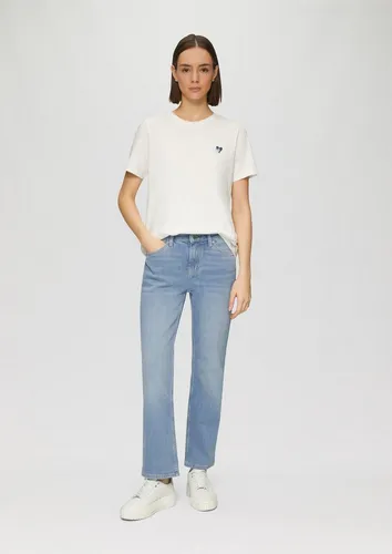 s.Oliver Jeans Karolin - Regular Fit - Mid Rise - Straight Leg - Modische Jeans im Regular Fit mit mittelhohem Bund und klassischem 5-Pocket-Design. Der Reißverschluss und der Knopfverschluss sorgen für optimalen Sitz und Tragekomfort.