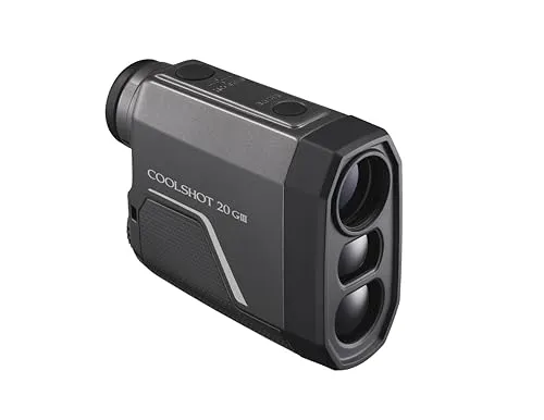 Nikon COOLSHOT 20 GIII Laser Entfernungsmesser für Golfer - Messgeräte – Präziser Laser Entfernungsmesser, ideal für Golfer, um die Entfernung zur Fahne schnell und genau zu ermitteln.