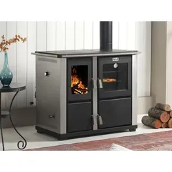 Teba TKS-18 Automatik-Dauerbrand Küchenofen - Küchenofen mit 10 kW, effizienter Automatikfunktion und großem Brennraum für Holz und Kohle. Ideal zum Kochen und Heizen gleichzeitig, spart Energie und schont die Umwelt.