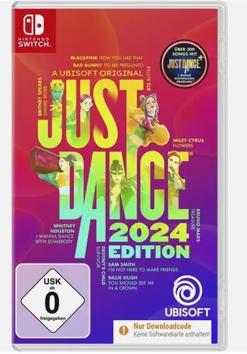 Just Dance 2024 für Nintendo Switch - PC- & Videospiele, erlebe die neuesten Hits und tanze mit Freunden im Multiplayer-Modus!