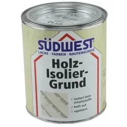 SÜDWEST Holz-Isolier-Grund Holzschutzgrundierung 0,75 Liter Kiefer - Hochwertige Holzschutzgrundierung für den Außenbereich. Isoliert und hellt dunkle Untergründe auf, ideal für die Vorbereitung von Lasurtechniken. Sicherer Schutz für Ihre Holzoberflächen.