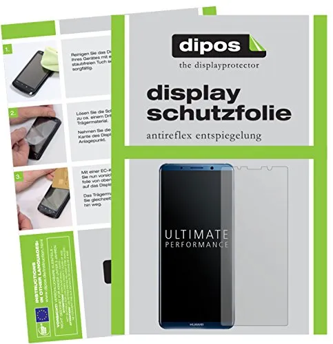 dipos I 6X Schutzfolie matt kompatibel mit Huawei Mate 10 Pro Folie Displayschutzfolie