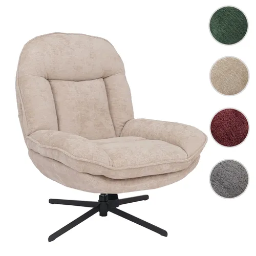 Mendler Relaxsessel HWC-P32 – Komfortabler Fernsehsessel mit 360° Drehfunktion - Der Mendler Relaxsessel HWC-P32 überzeugt mit weichem Chenille-Bezug und Nosagfederung für langanhaltenden Komfort. Die Wipp- und Drehfunktion bietet optimale Flexibilität und macht ihn zum idealen Möbelstück für gemütliche Stunden.
