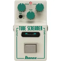 Ibanez Nu Tubescreamer - Analog Gitarren-Effektgerät - Gitarren-Effektgerät mit 100% Analogschaltung und Nutube-Technologie für warmen, dynamischen Klang. Ideal für Musiker, die höchste Klangqualität suchen.