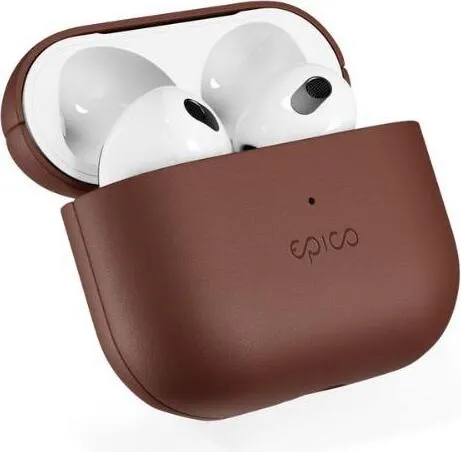 Epico Ledertasche Airpods 4/4 (ANC) - hnědá - Braun