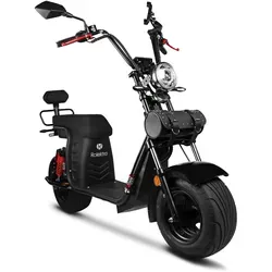 Rolektro Elektroroller E-Chopper 45 km/h - Zwei-Personen Motorroller mit 3000 Watt, herausnehmbarem Akku und bis zu 110 km Reichweite - ideal für umweltfreundliche Fahrten in der Stadt.