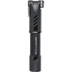 Topeak Mountain TT Twin Turbo Minipumpe - Luftpumpe für Mountain- und Fat-Bike-Reifen, bietet hohe Druckleistung bis 120 PSI dank TwinTurbo-Technologie, inklusive Staubkappe und Montagehalterung.