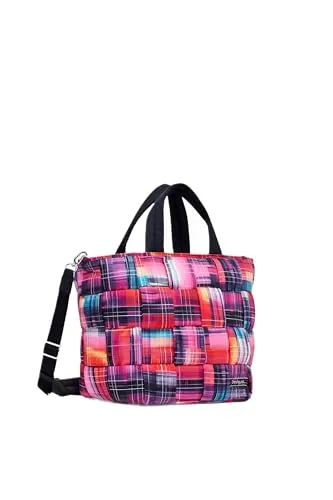 Desigual Women's Accessories Nylon Shopping Bag - Damen-Shopper aus strapazierfähigem Nylon, ideal für den täglichen Gebrauch und stylisch zugleich.
