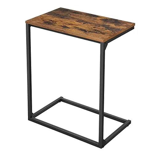 Vasagle Beistelltisch LNT52BX, vintage braun, rechteckig 55 x 66 x 35 cm - Mehrzwecktisch mit kratzfester Oberfläche und hoher Tragkraft von 20 kg. Stabiler Tisch für vielseitige Nutzung im Wohnzimmer oder Büro.