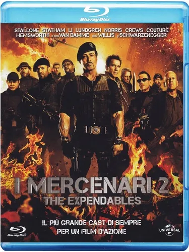 Blu-ray MERCENARI 2 THE EXPENDABLES Statham Stallone Banderas Snipers Gibson Li
