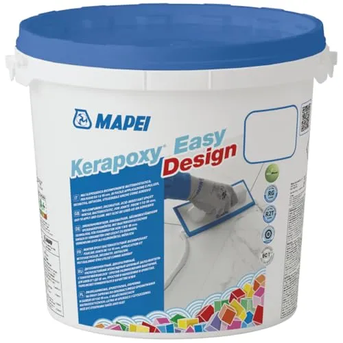 Mapei Kerapoxy Easy Design 3kg 119 londongrau - Zweikomponentiger Klebstoff und dekorativer Fugenmörtel