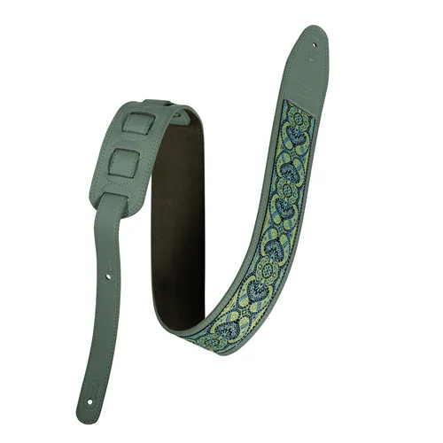 Fame Woven Guitar Strap Green