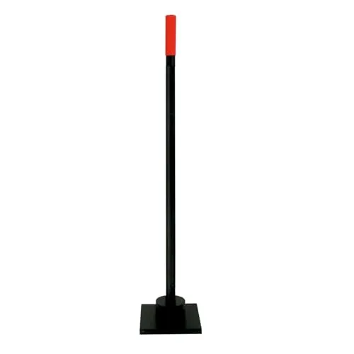 Erd- / Betonstampfer 200 x 200 x 850 mm - Bohrmaschinen - Robuster Stampfer mit geradem Griff und Schwingungsdämpfer, ideal für effizientes Verdichten von Erde und Beton.