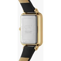 Daniel Wellington Quadro DW00100692 Damenarmbanduhr - Elegante Damenarmbanduhr mit rechteckigem Edelstahlgehäuse und hochwertigem Lederarmband, ideal für stilbewusste Frauen.