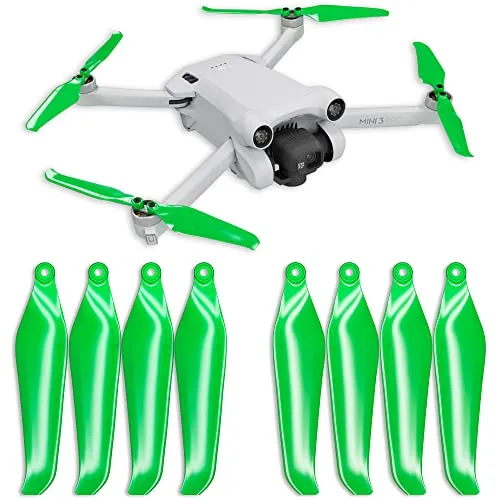 Master Airscrew Stealth Propeller für DJI Mini 3 Pro & Mini 4 Pro - Grün, 4 Propeller im Set