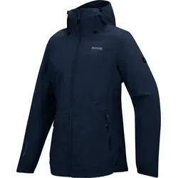Regatta Regenjacke "Hamara IV" - Dunkelblau, Größe 44 - Hochwertige Regenjacke mit atmungsaktiver Membran (15.000 g/m²/24h) und wasserabweisenden Eigenschaften. Ideal für Outdoor-Aktivitäten, ausgestattet mit verstellbarer Kapuze und praktischen Taschen.