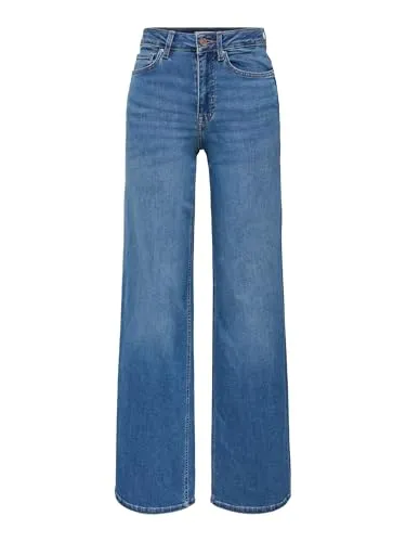 ONLMADISON Blush HW Wide DNM CRO372 NOOS - Hohe Taille Jeans - Jeans mit hoher Taille und Gürtelschlaufen, ideal für einen modischen Look und optimalen Tragekomfort.