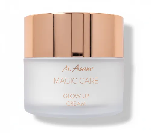M. Asam MAGIC CARE Glow Up Creme (50 ml) – Strahlende Tagespflege für geschmeidige Haut - Tagespflege mit sofortigem und langanhaltendem Glow-Effekt, ideal als Make-up Basis. Lichtreflektierende Mineralpigmente schenken einen frischen Teint und perfektionieren das Hautbild.