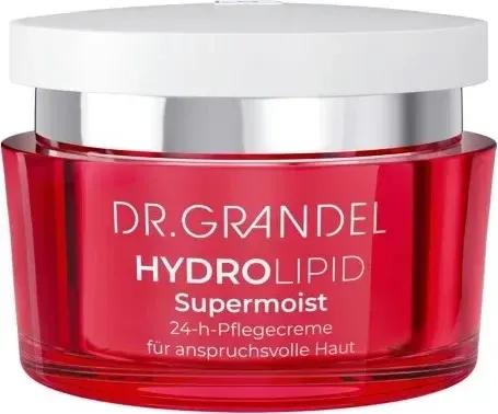 Dr. Grandel DrG Hydro Lipid Supermoist 50ml - Medizinische Körperpflege für anspruchsvolle, fältchenanfällige Haut, die den Feuchtigkeitsgehalt steigert und ein seidig-glattes Aussehen verleiht.