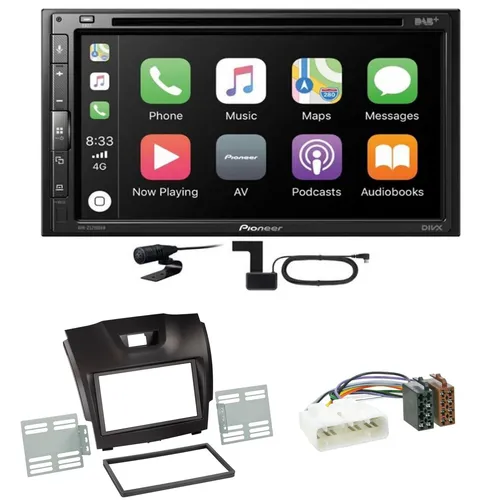 Pioneer AVH-Z5200DAB: CarPlay & Android Auto Autoradio für Isuzu D-Max 2 - 2 DIN Autoradio mit Bluetooth, DAB+ und Touchscreen für erstklassigen Musikgenuss und Freisprechfunktion im Fahrzeug.