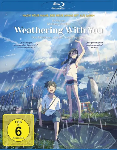 Weathering With You - Das Mädchen, das die Sonne berührte Blu-Ray NEU & OVP