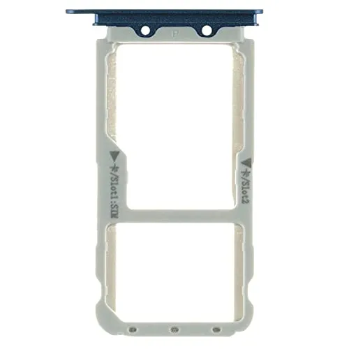 NG-Mobile Simkarten SIM Karten Try Halter Schlitten Einschub für Huawei Nova 2 blau