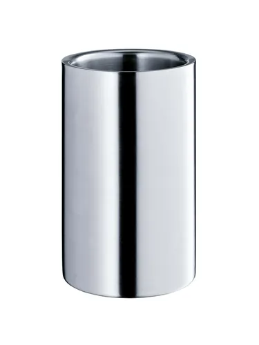 WMF Clever&More Sekt-Weinkühler Edelstahl 19,5 cm - Hochwertiger doppelwandiger Flaschenkühler aus rostfreiem Cromargan Edelstahl, hält Wein und Sekt stundenlang kühl – ideal für Weinliebhaber und perfekt als Geschenk!
