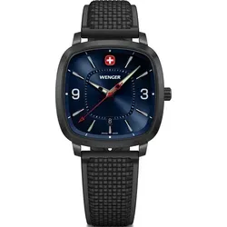 Wenger Quarzuhr 01.1921.112 Herrenuhr Vintage Sport 37mm - Armbanduhren mit Swiss Made Quarzwerk, 5 ATM wasserdicht und modernem Design – ideal für stilbewusste Herren.