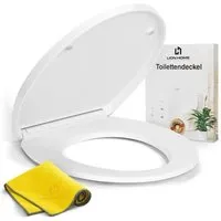 Lion Home WC Sitz Duroplast mit Absenkautomatik und Quick-Release - Der praktische Toilettensitz von LION HOME überzeugt mit Quick-Release für einfache Reinigung und Softclose-Funktion für geräuschloses Schließen. Ideal für nahezu jede Toilette und langlebig durch hochwertiges Material.