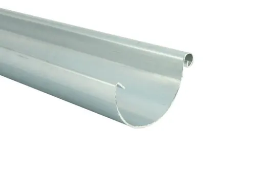 Marley Dachrinne NW 100 mm, 2 m, halbrund, titan-zink - Dachrinnen Zink, langlebige halbrunde Dachrinne aus titan-zink für effektive Regenwasserableitung und optimalen Wetterschutz.