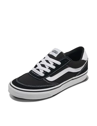 Vans Damen Brooklyn Ls Sneaker - Suede/Canvas Black/White, 38 EU - Damen-Sneaker mit gepolstertem Knöchelkragen für ultimativen Komfort. Ideal für Alltag und Freizeit, vereinen sie Stil und Funktionalität.