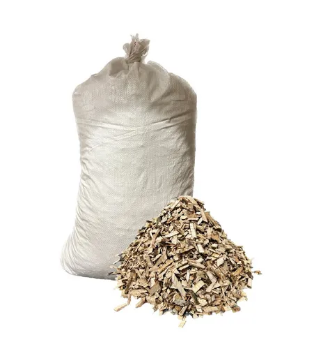 Liter Holzhackschnitzel 140L - Hochwertiger Gartenmulch - Ideal für Blumenbeete, Spielplätze und Fußwege. Biologisch abbaubar und aus Deutschland, sorgt dieser Mulch für eine optimale Bodenabdeckung und schützt vor Unkraut.