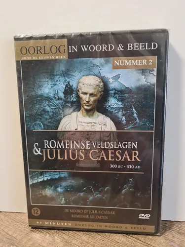 DVD: Romeinse Veldslagen & Julius Caesar - Oorlog in Woord & Beeld - Sealed