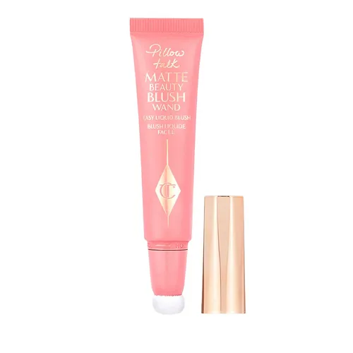 Charlotte Tilbury Matte Beauty Blush Wand - Pink Pop 12ml - Rouge mit mattem Finish, sorgt für einen strahlenden Teint und langanhaltende Frische.