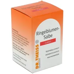 Dr.theiss Ringelblumen Salbe Classic - Medizinische Körperpflege für die sanfte Behandlung von Wunden und Entzündungen, zieht schnell ein und fördert die Heilung dank natürlicher Inhaltsstoffe.