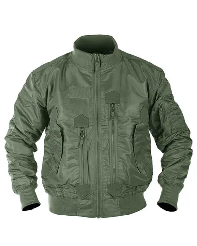 US Tactical Fliegerjacke oliv - NEU - Funktionale Fliegerjacke in Größe XXL, ideal für Outdoor-Aktivitäten und robusten Einsatz.