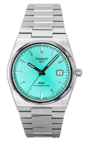 Tissot PRX Automatic Dress T137.407.11.091.01 Herrenuhr - Armbanduhren für Herren, elegante Automatik-Uhr mit 100m Wasserdichtigkeit, Saphirglas und stilvollem Edelstahlarmband – ideal für jeden Anlass.