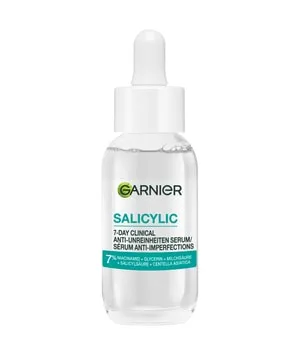 GARNIER Hautklar Salicylic 7-Day Clinical Gesichtsserum 30 ml - Das Hautklar Salicylic 7-Day Clinical Serum von Garnier ist ideal für zu Unreinheiten neigende Haut. Es bietet eine gezielte Pflege mit einem speziellen Anti-Unreinheiten-Komplex für ein ebenmäßiges Hautbild.