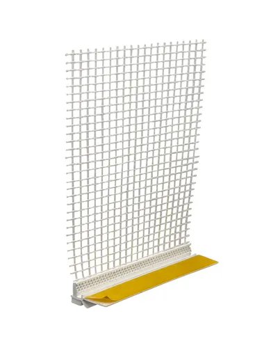 10x Anputzleiste mit Gewebe und Lippe 9 mm 200 cm - Dichtmaterialien für Innen und Außen, dauerhaft schlagregendicht und mit Lippe zum Schutz vor Witterungseinflüssen.