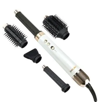CHI AIR GLAM Volcanic Lava Multi Styler - Glätteisen mit CHI LAVA Technologie für glänzendes, frizz-freies Haar. Wechseln Sie mühelos zwischen Aufsätzen für glattes, lockiges oder voluminöses Styling.