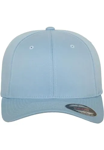Flexfit Unisex Cap Wooly Combed, Unisex Baseballkappe, S/M, Carolina Blue