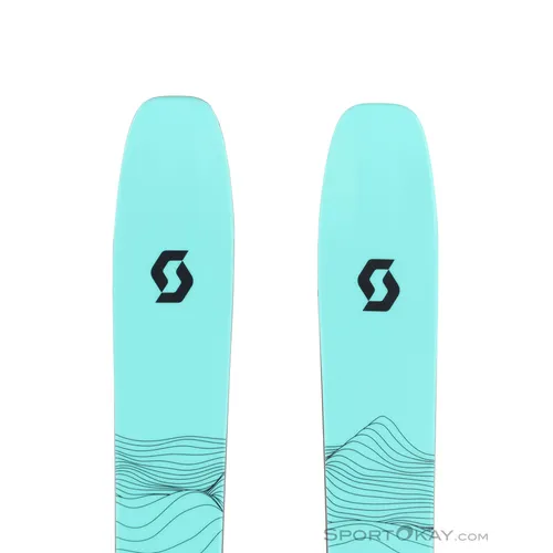 Scott SEA 98 Tourenski 25/26 (Größe 164cm, blau) - Freerideski mit optimaler Stabilität und hoher Performance für anspruchsvolle Aufstiege und Abfahrten.